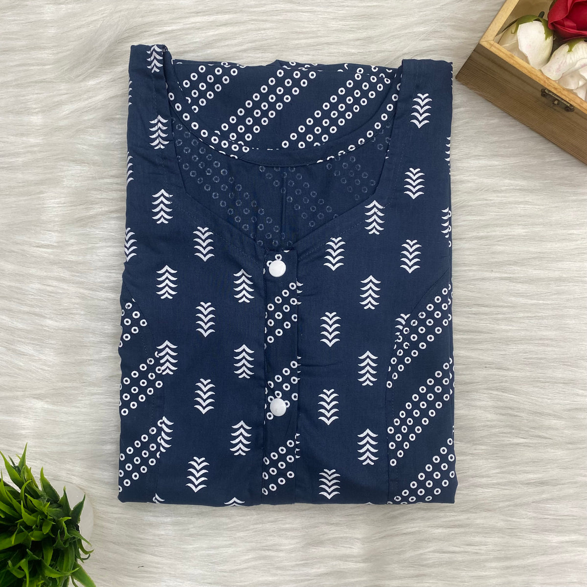 Long Zip Feeding Nighty, Free Size, Short Sleeve Sleepwear in Softest Cotton Fabric (Bra Size 34-38 | 54″-56″ Lengt